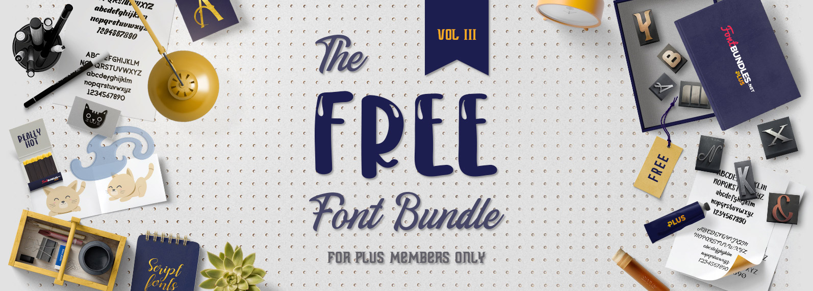 Free Plus Font Bundle