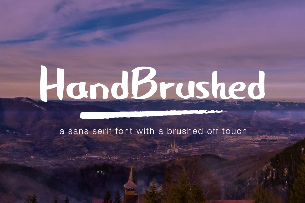 Free Handbrushed Script Fonts