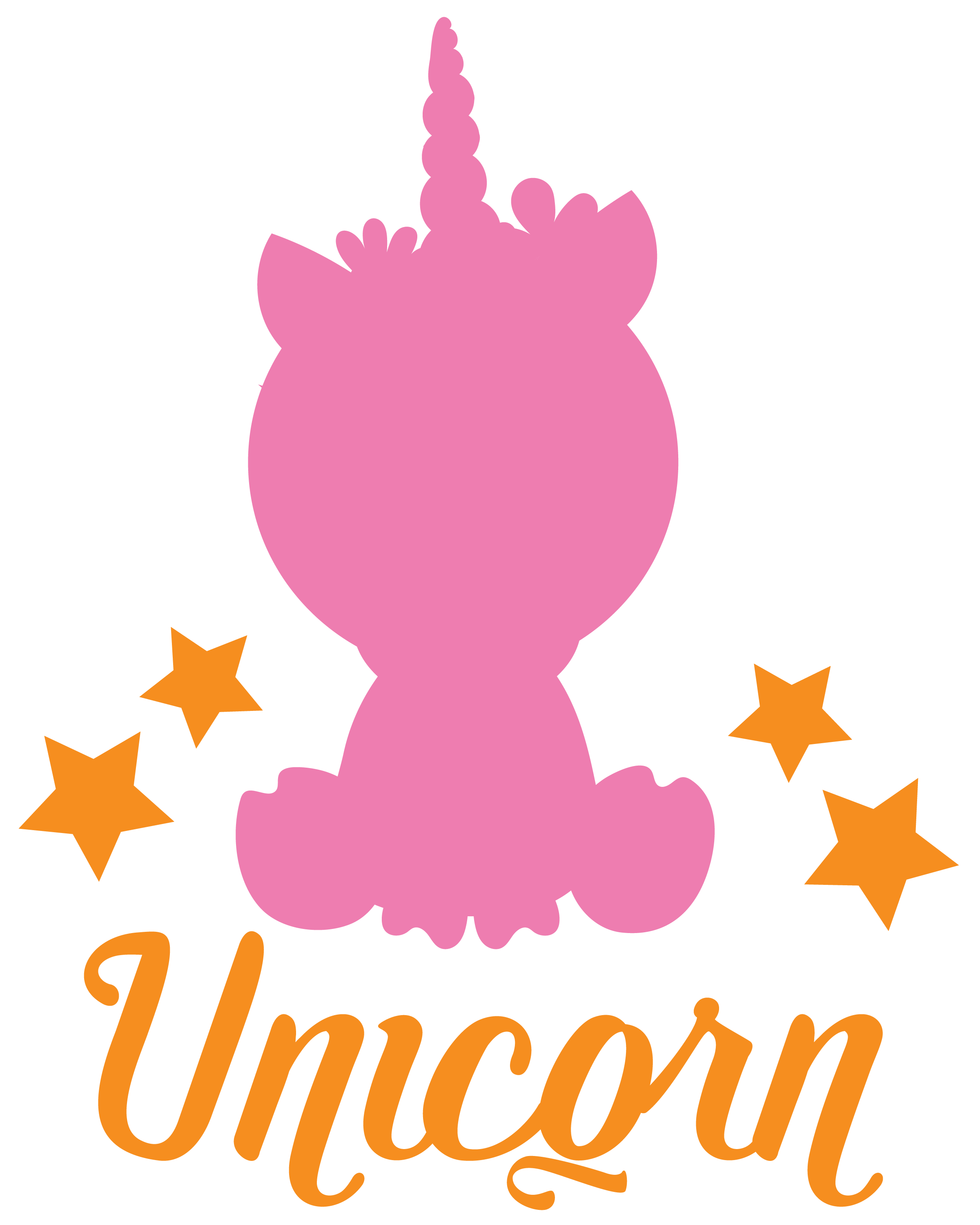 Download Unicorn-Baby cutting files svg, dxf, pd | Design Bundles