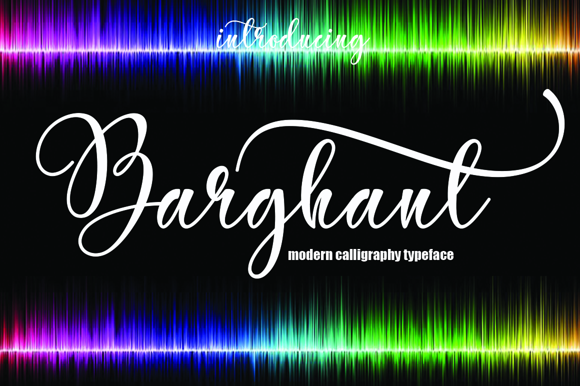 Free Barghant Script Fonts