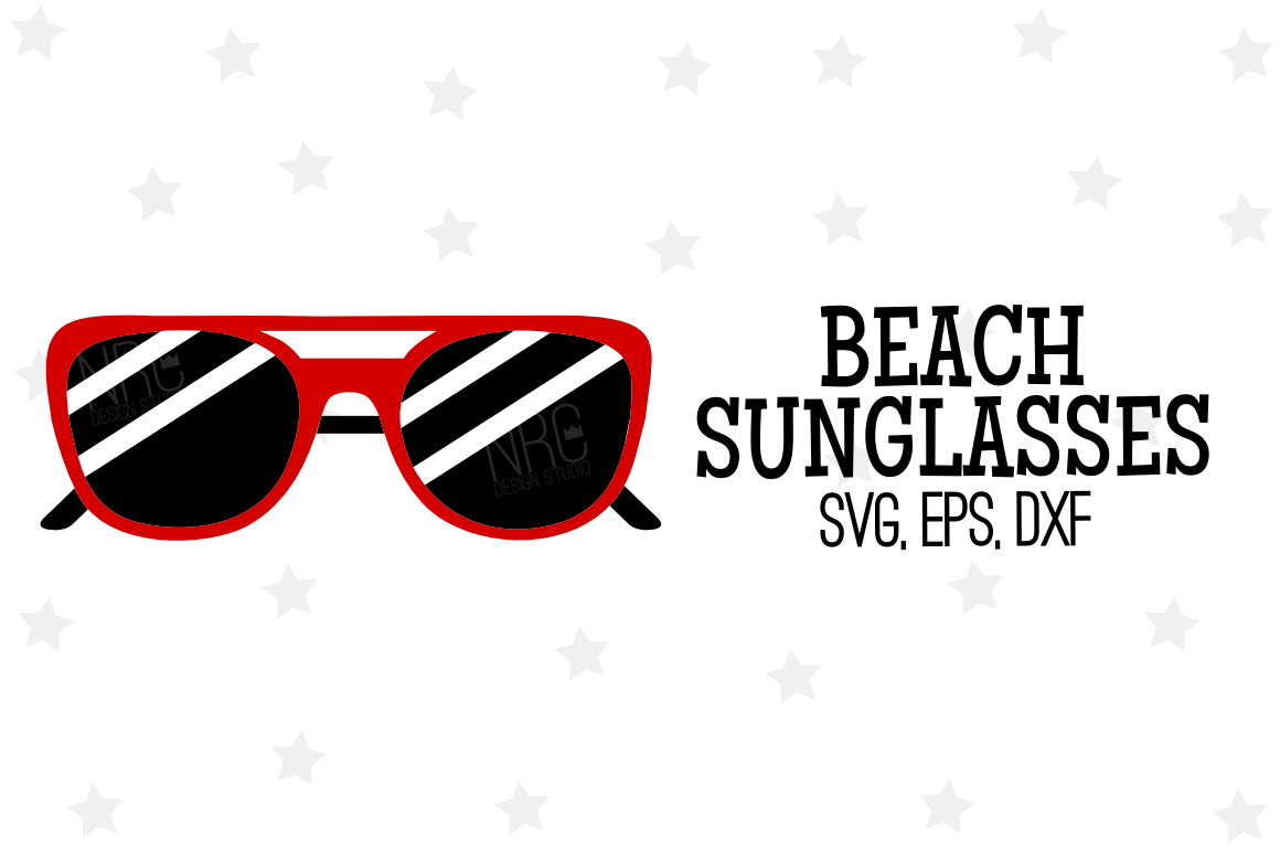 Download Beach Sunglasses SVG File by NRCDesignS | Design Bundles