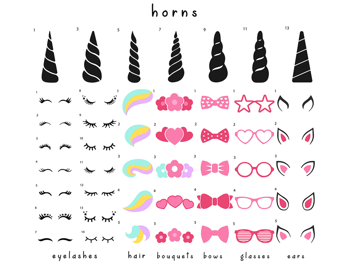 Free Free Unicorn Ears Svg 605 SVG PNG EPS DXF File