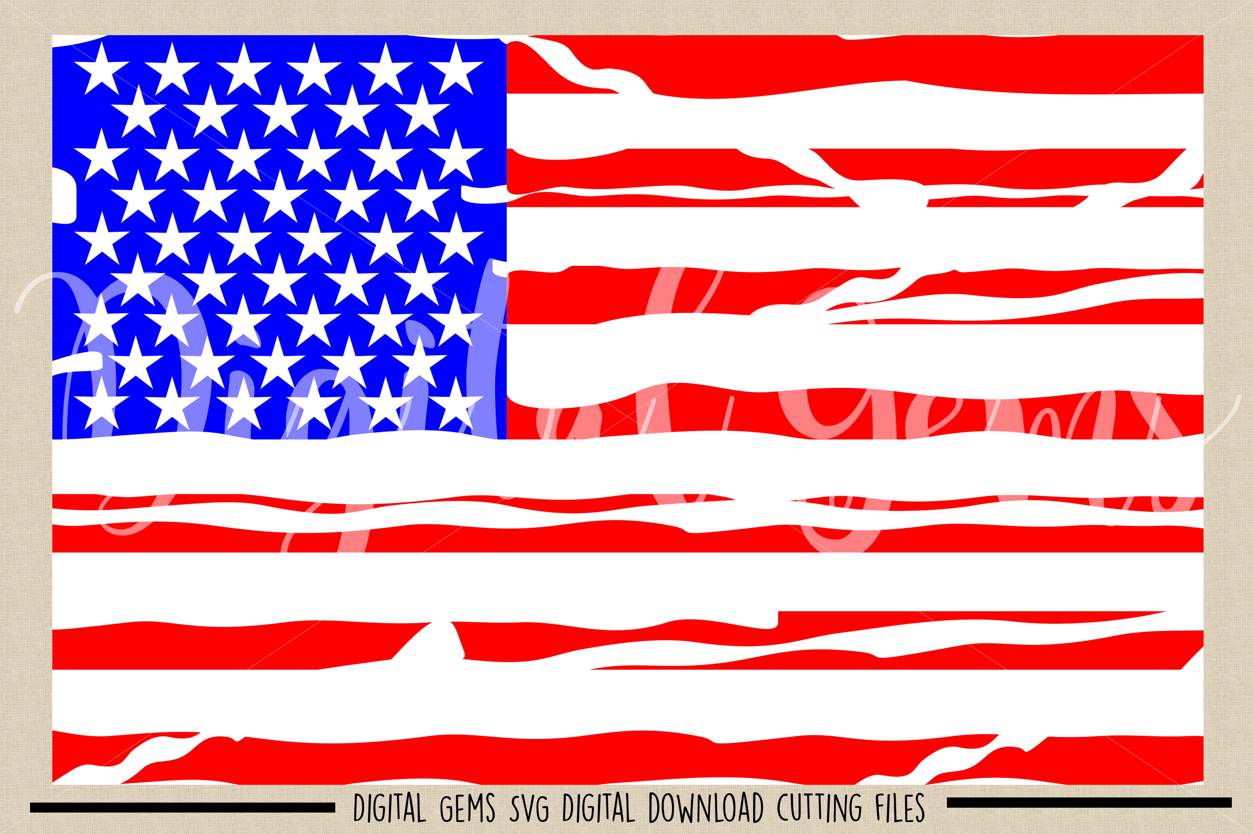 American Flag distressed SVG / PNG / EP | Design Bundles
