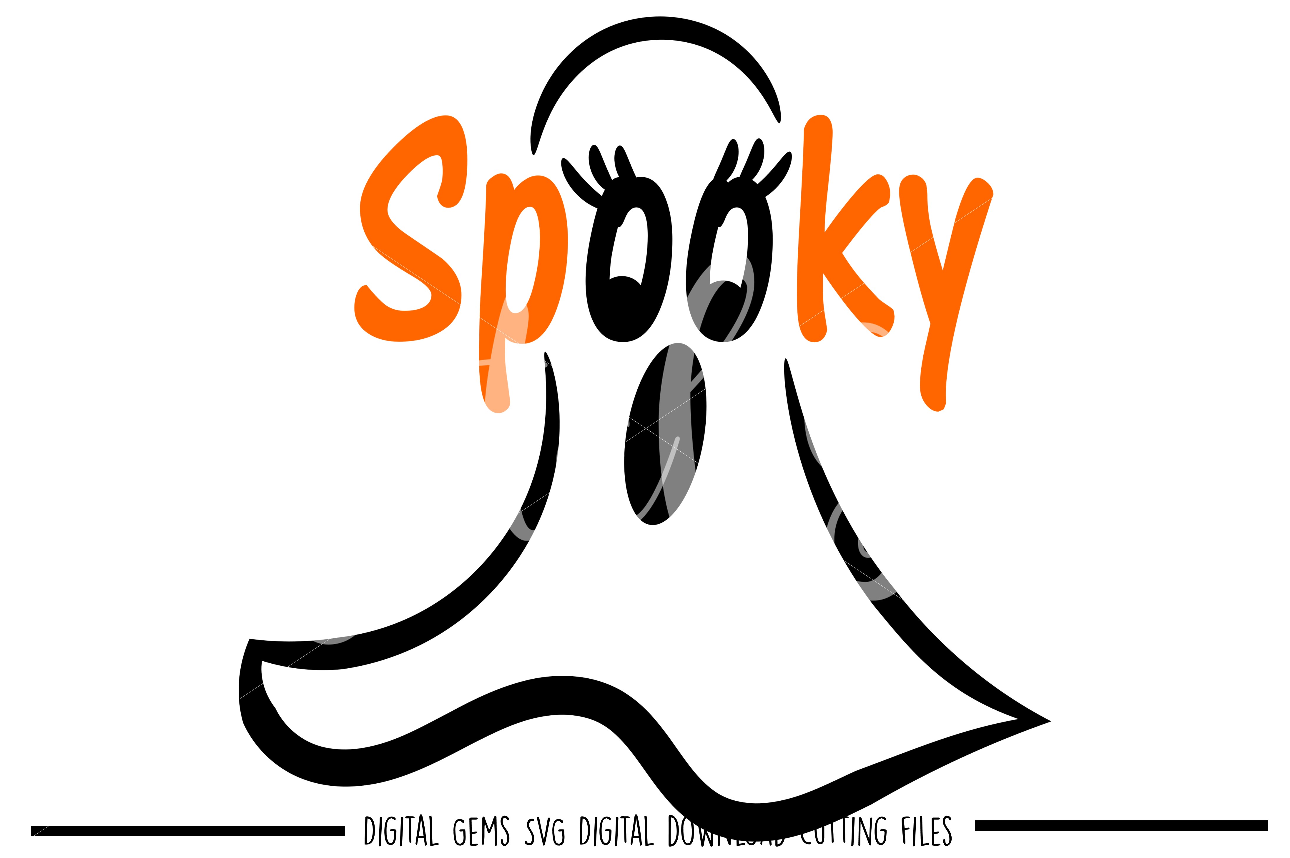 Spooky Ghost Svg Png Eps Dxf File Design Bundles