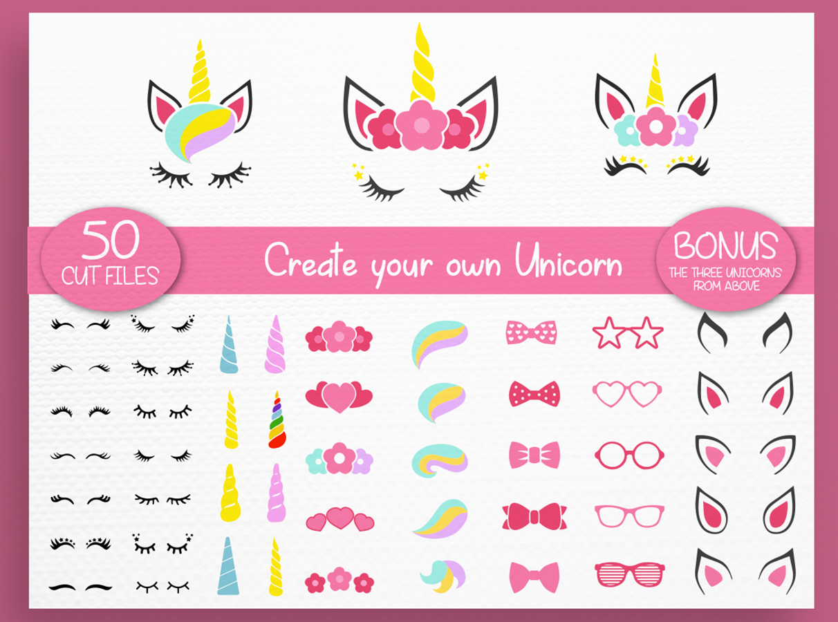 Download Unicorn svg - Unicorn Kit Svg - Create | Design Bundles