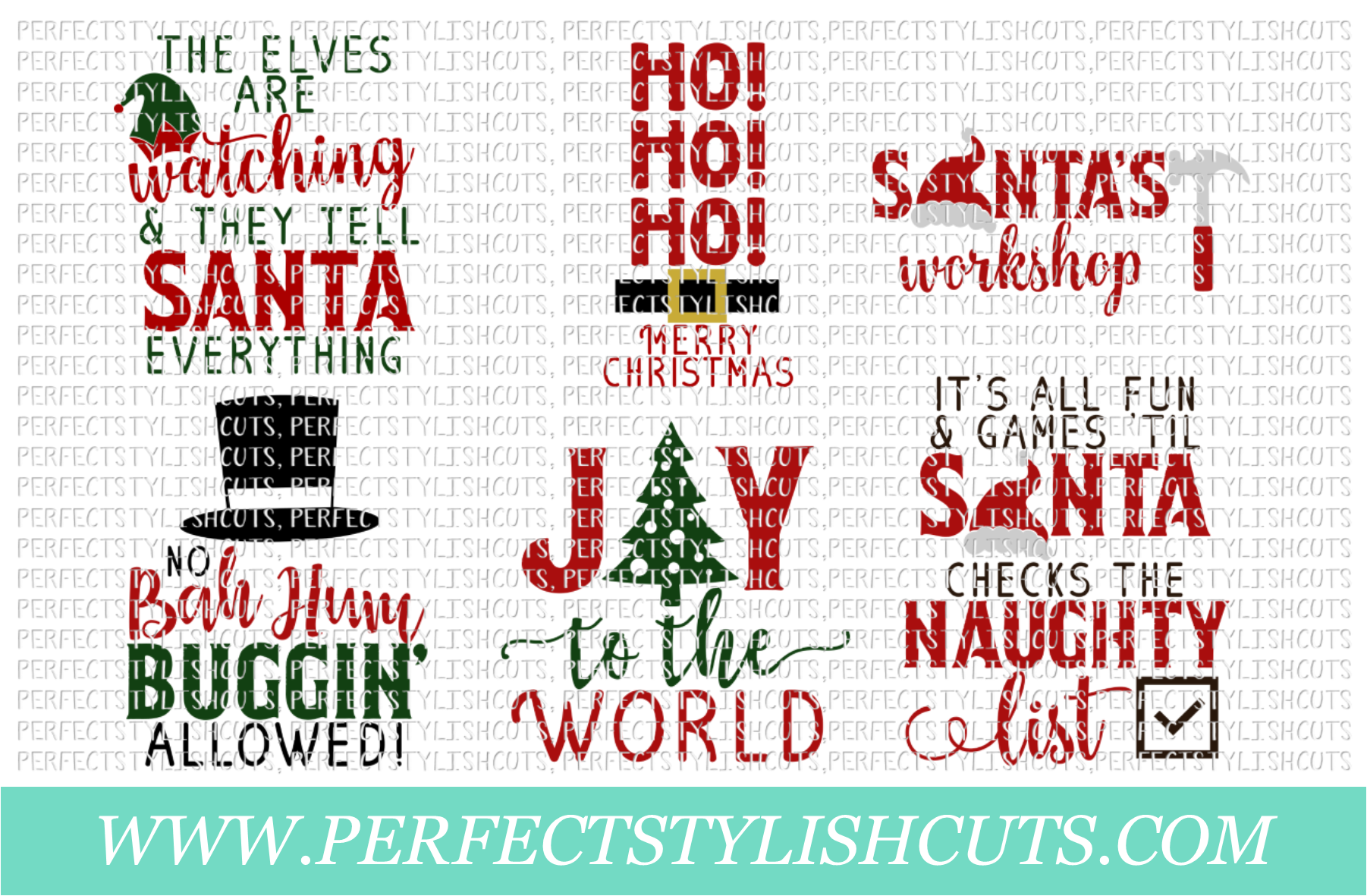 Download Christmas Wood Sign Designs Collection | Design Bundles