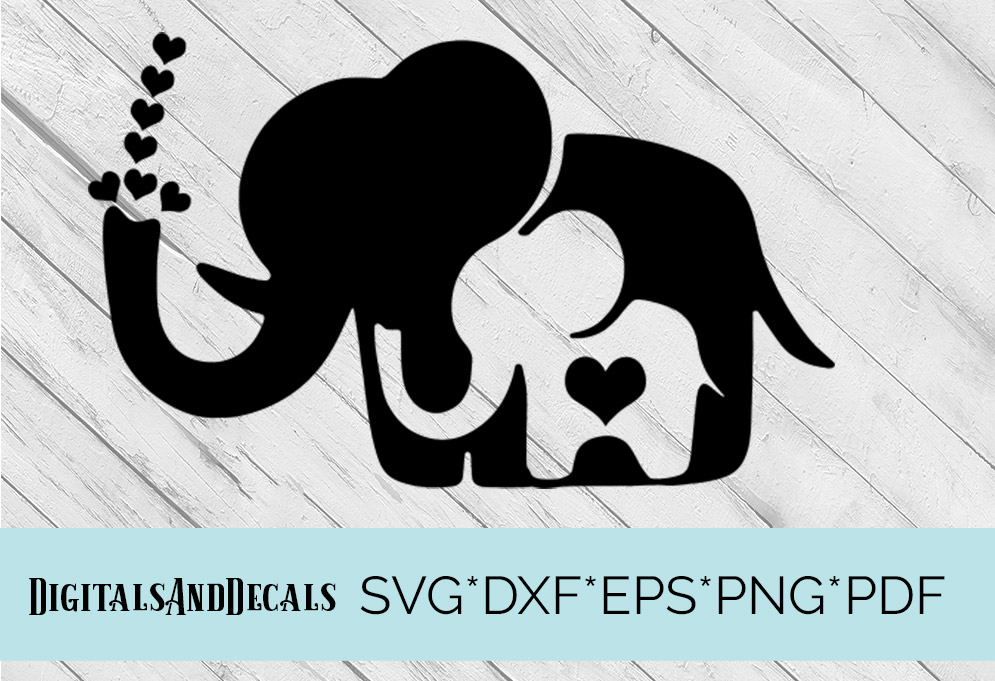 Download Baby Elephant SVG Cutting File by Digi | Design Bundles