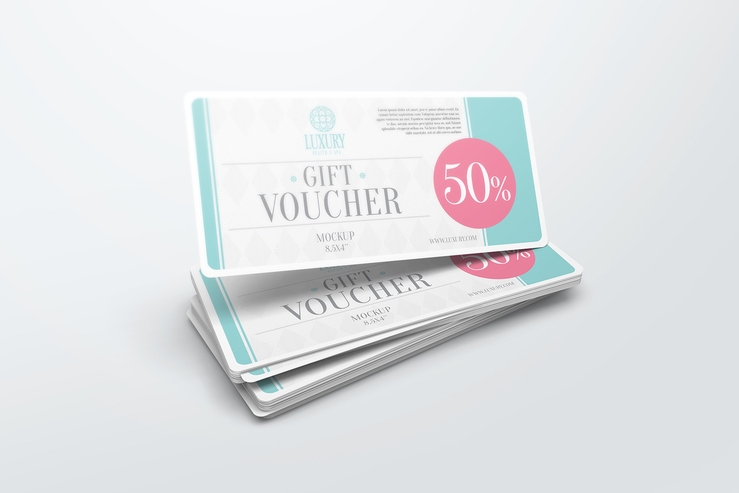 Download Gift Voucher Mockups 2 by sdancer | Design Bundles
