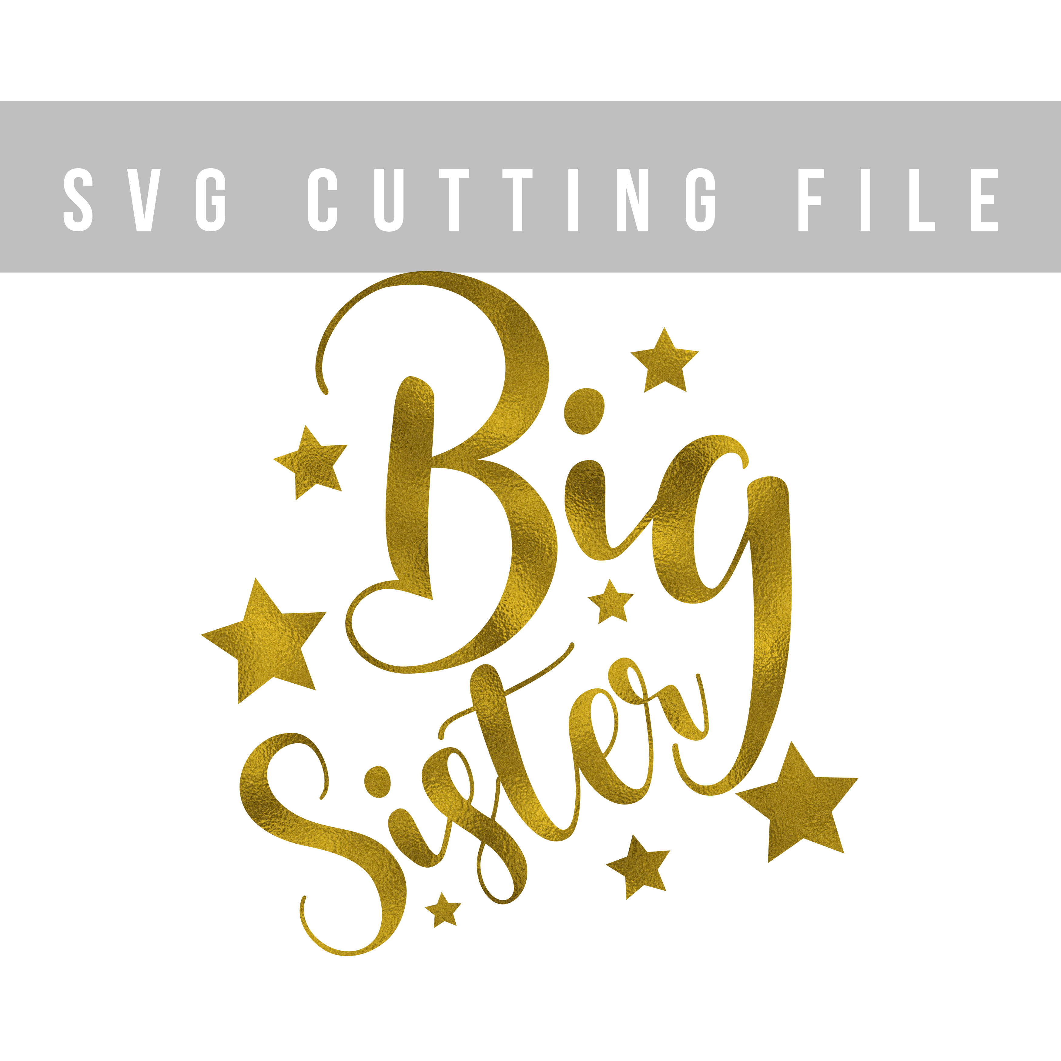Download Big sister SVG EPS PNG DXF, Kids svg fi | Design Bundles