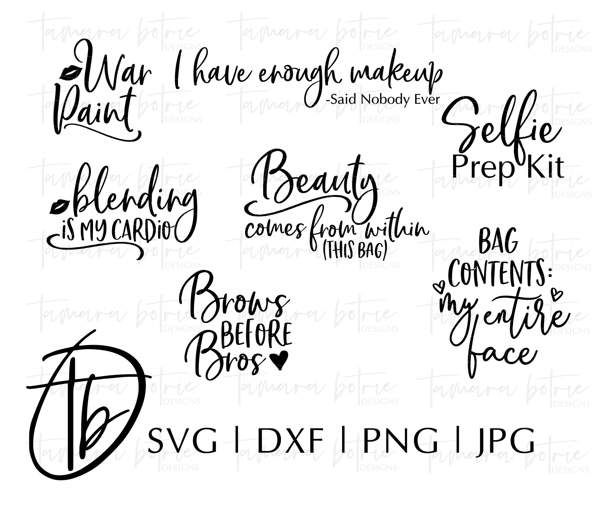 Download Makeup SVG Bundle, Cosmetic SVG Bundle | Design Bundles