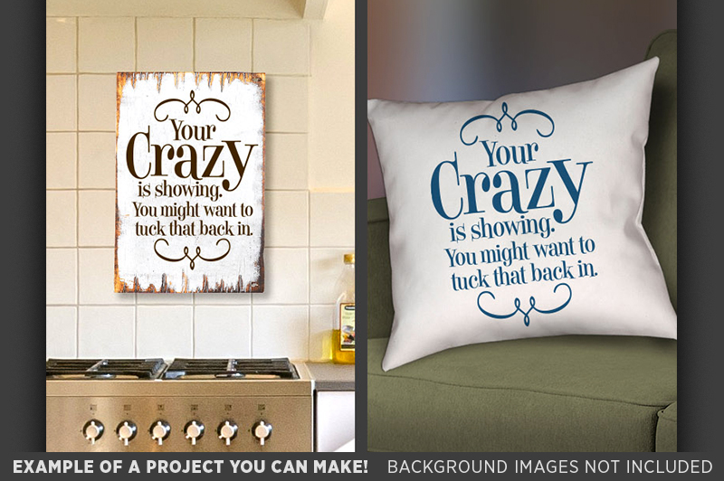 Download Your Crazy Is Showing You Might Want To | Design Bundles