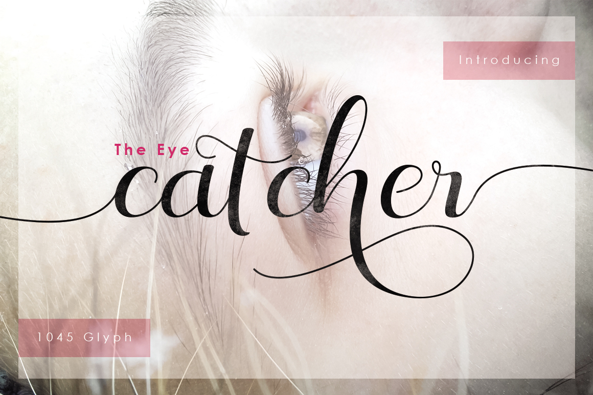 Free The Eye Catcher Swashes Script Fonts