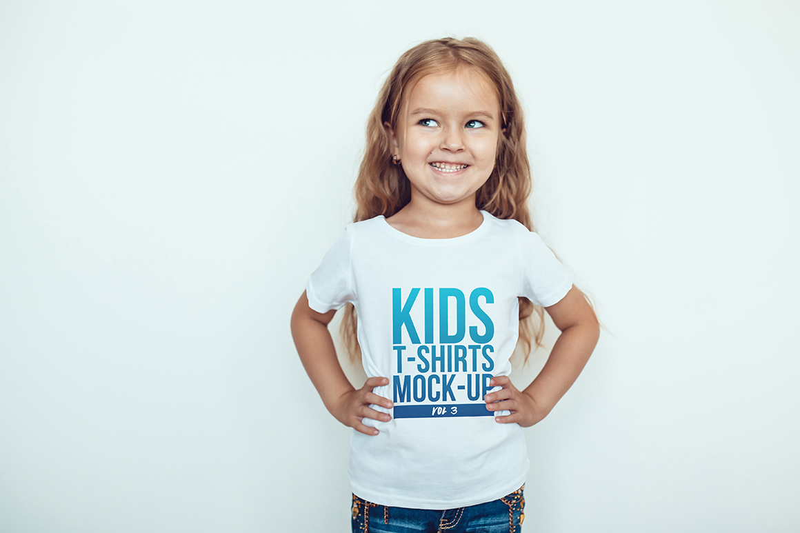 Download Kids T-Shirt Mock-Up Vol 3 by Freeman S | Design Bundles