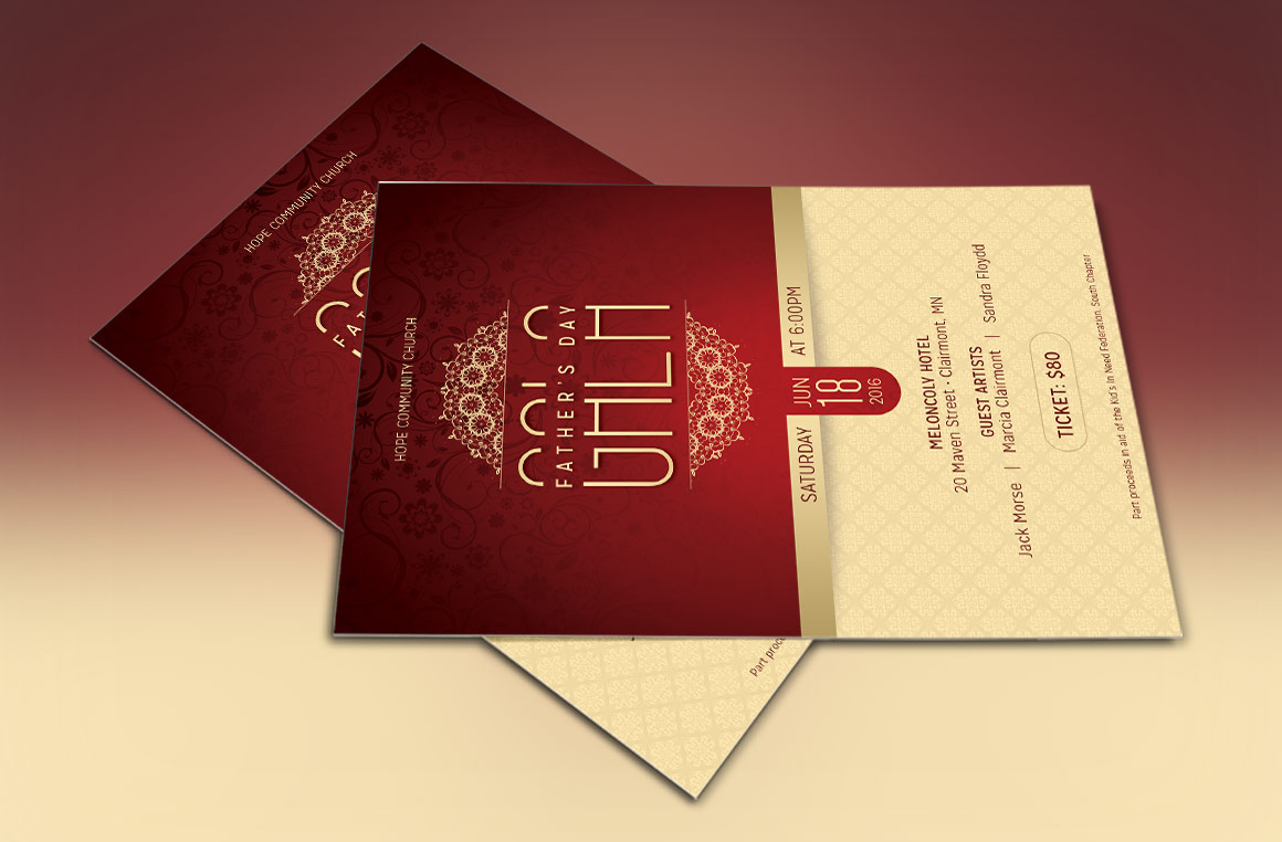 banquet flyer