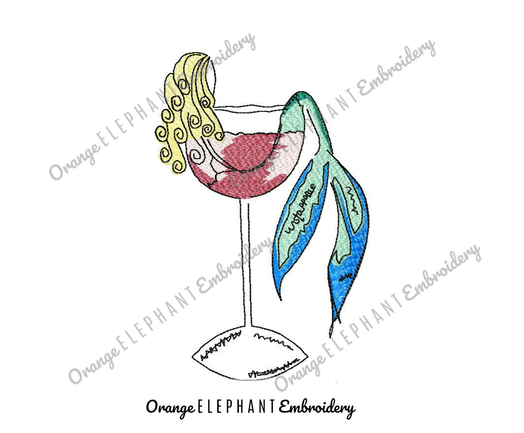 Free Free 126 Mermaid Wine Glass Svg SVG PNG EPS DXF File