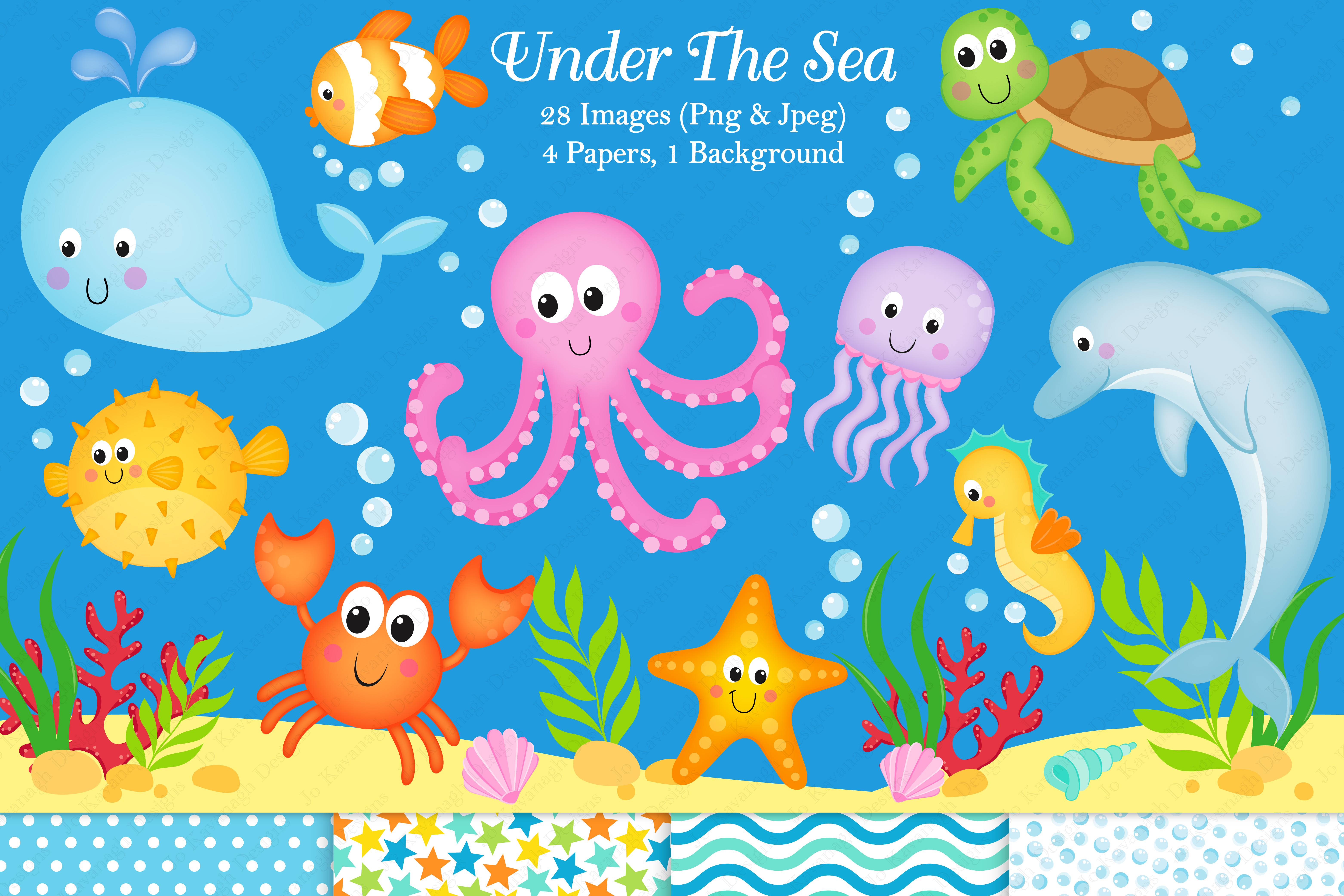 Under the sea graphics & illustrations, | Design Bundles