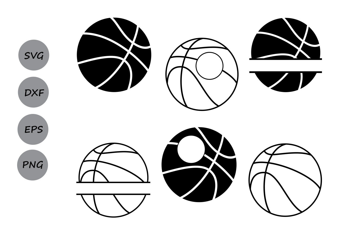 Basketball svg files, Basketball monogr | Design Bundles