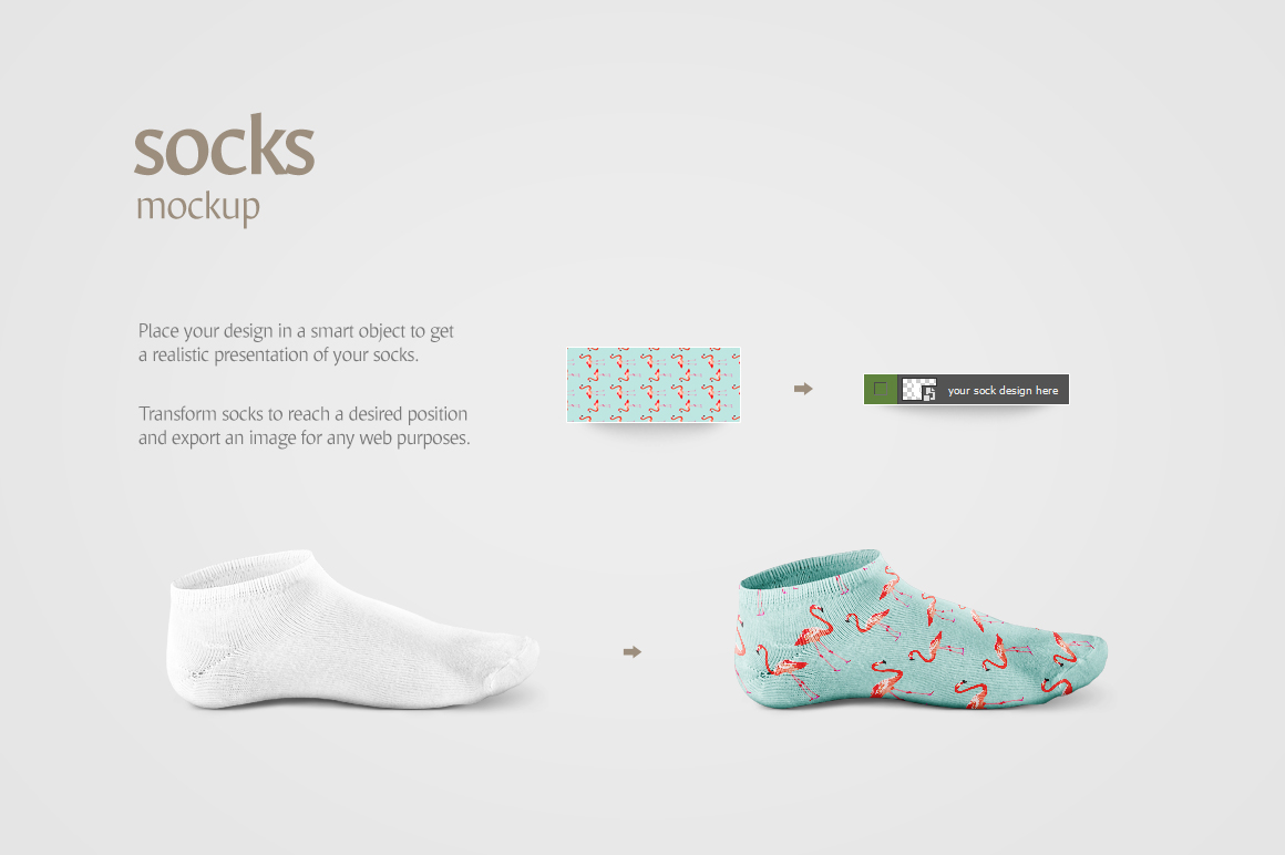 Download Socks Mockup (sox mock up, sock mock-up | Design Bundles