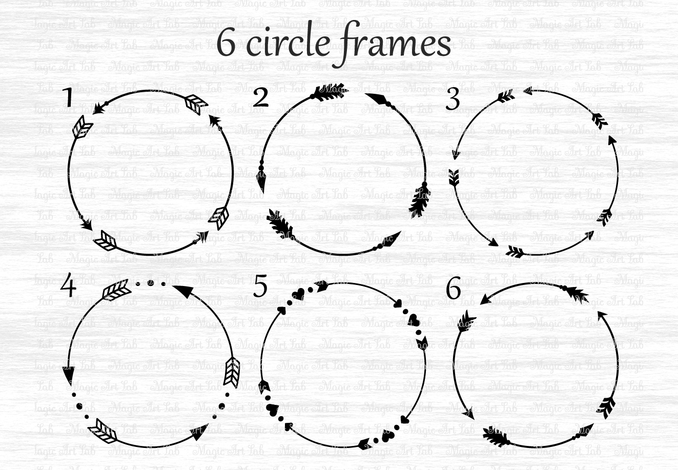 Download Arrows svg, Circle monogram svg, Circle | Design Bundles