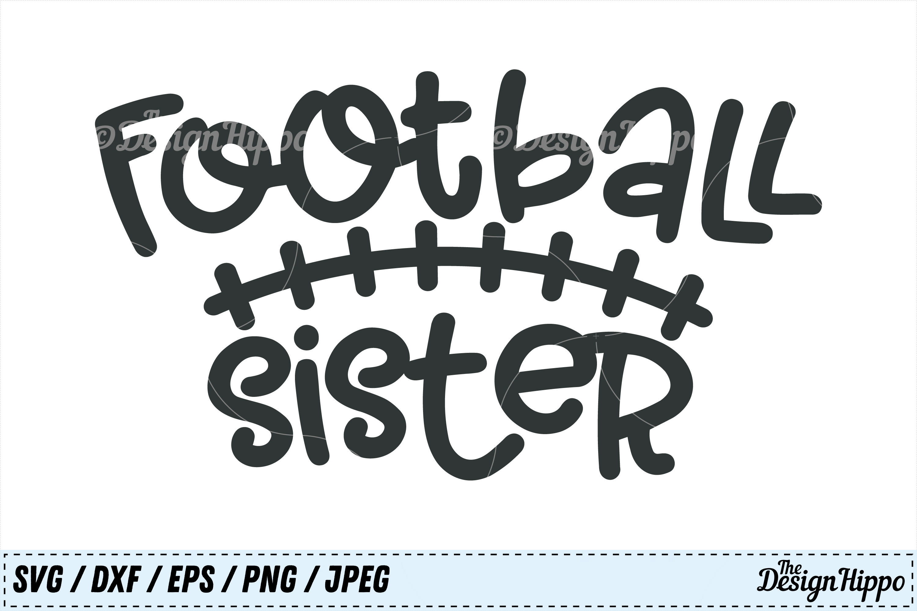 Download Football Sister svg, Football Sis svg, | Design Bundles