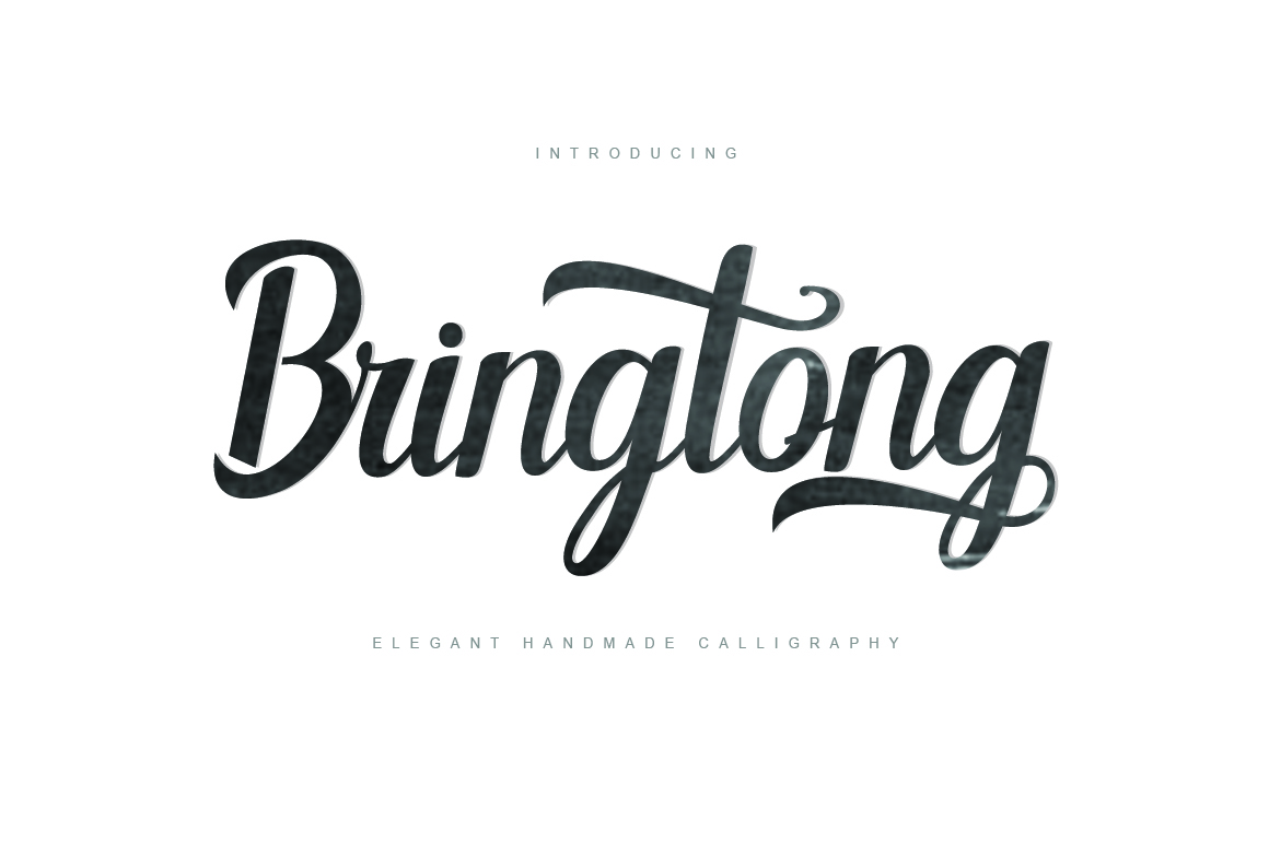 Free Bringtong Script Fonts