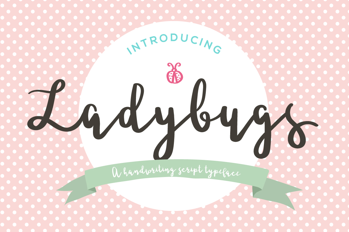 Free Ladybugs Script Script Fonts