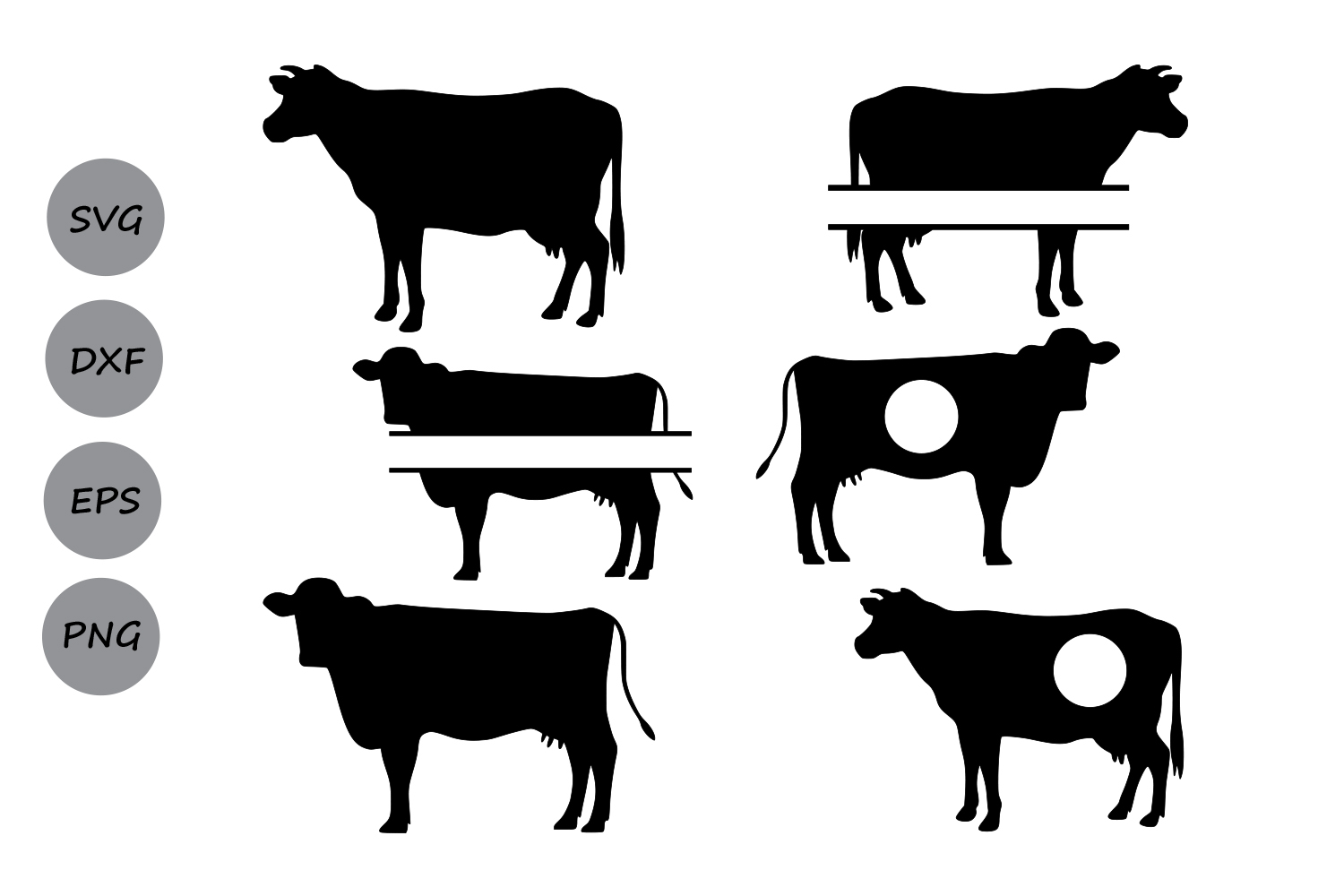 Download Cow SVG, Cow Monogram Svg, Farm animal | Design Bundles