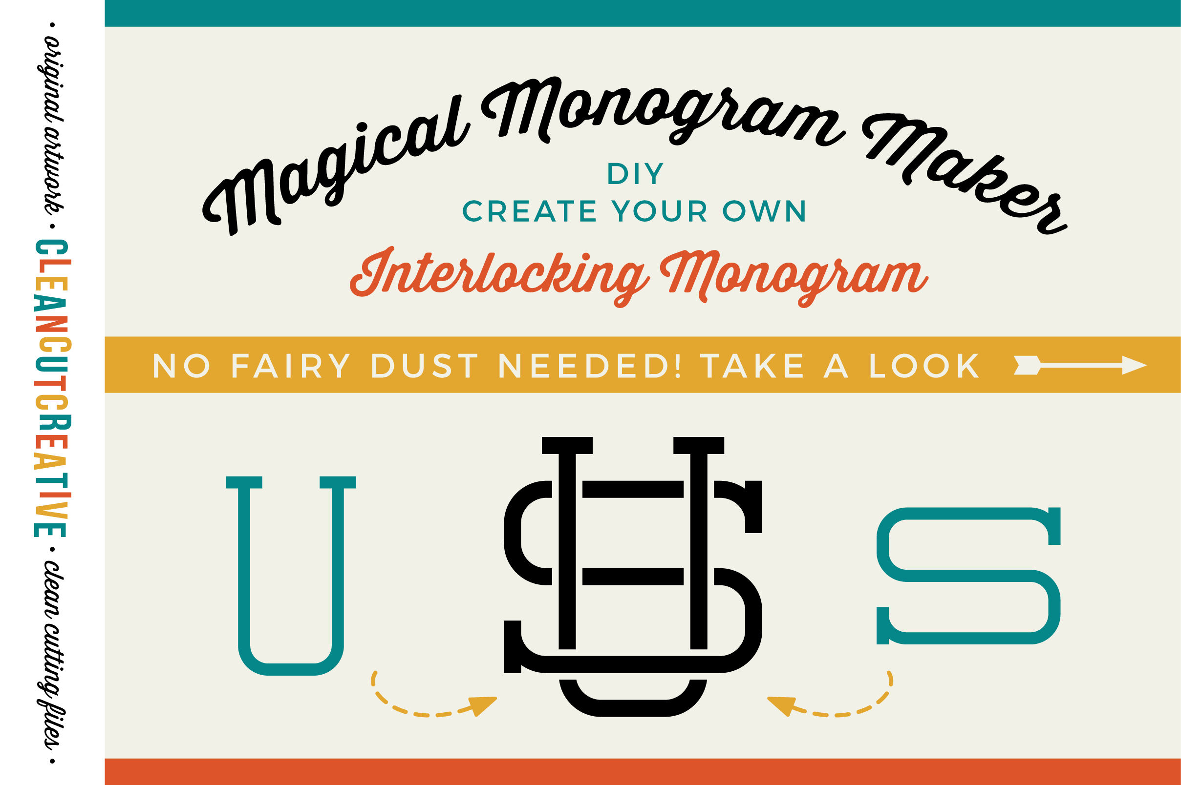 Download Magical Monogram Maker - DIY intertwine | Design Bundles