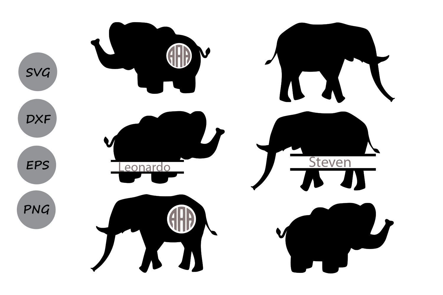 Free Free 136 Baby Elephant Svg Cut File SVG PNG EPS DXF File