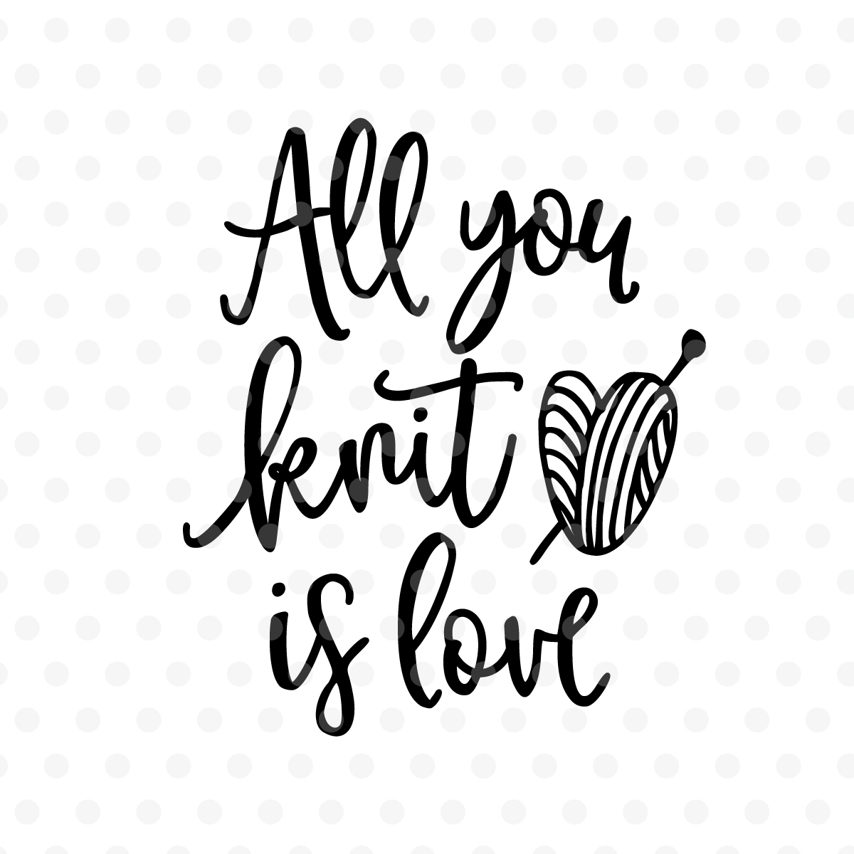 RÃ©sultat de recherche d'images pour "all you knit is love"