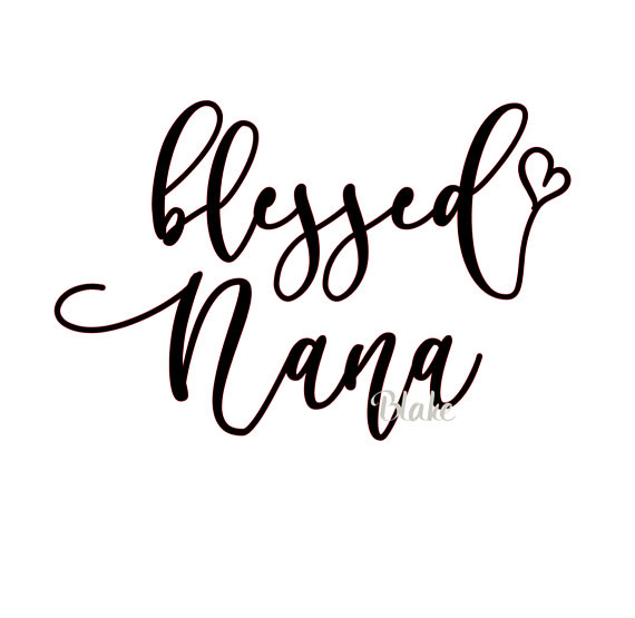 Blessed Nana svg Mother's day Grandpare | Design Bundles
