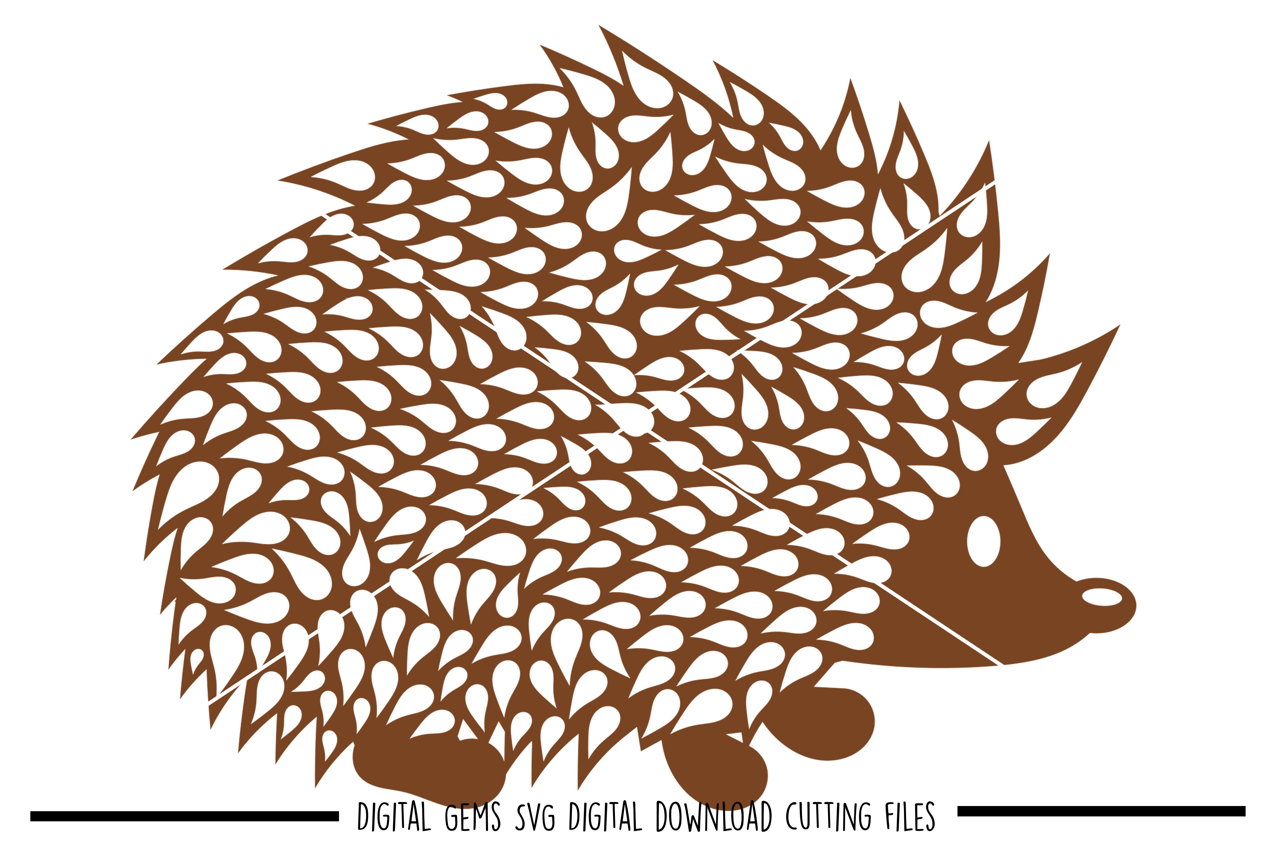 Hedgehog SVG / DXF / EPS / PNG files by Design Bundles
