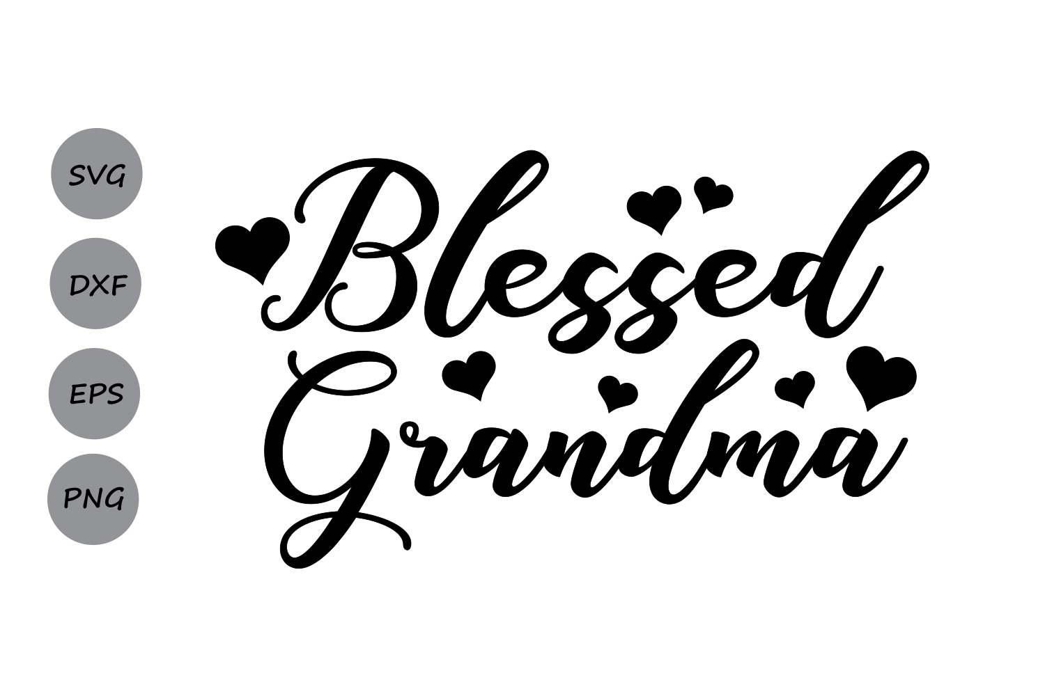 Blessed Grandma SVG, Mother's Day SVG, | Design Bundles