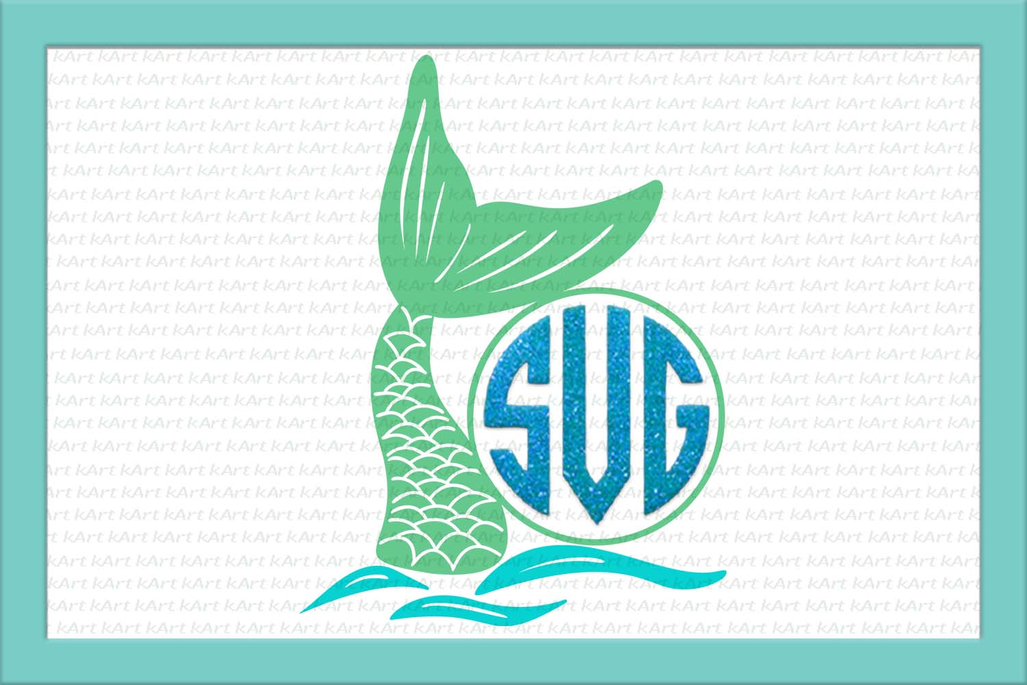 Free Free 341 Monogram Frame Mermaid Monogram Svg SVG PNG EPS DXF File