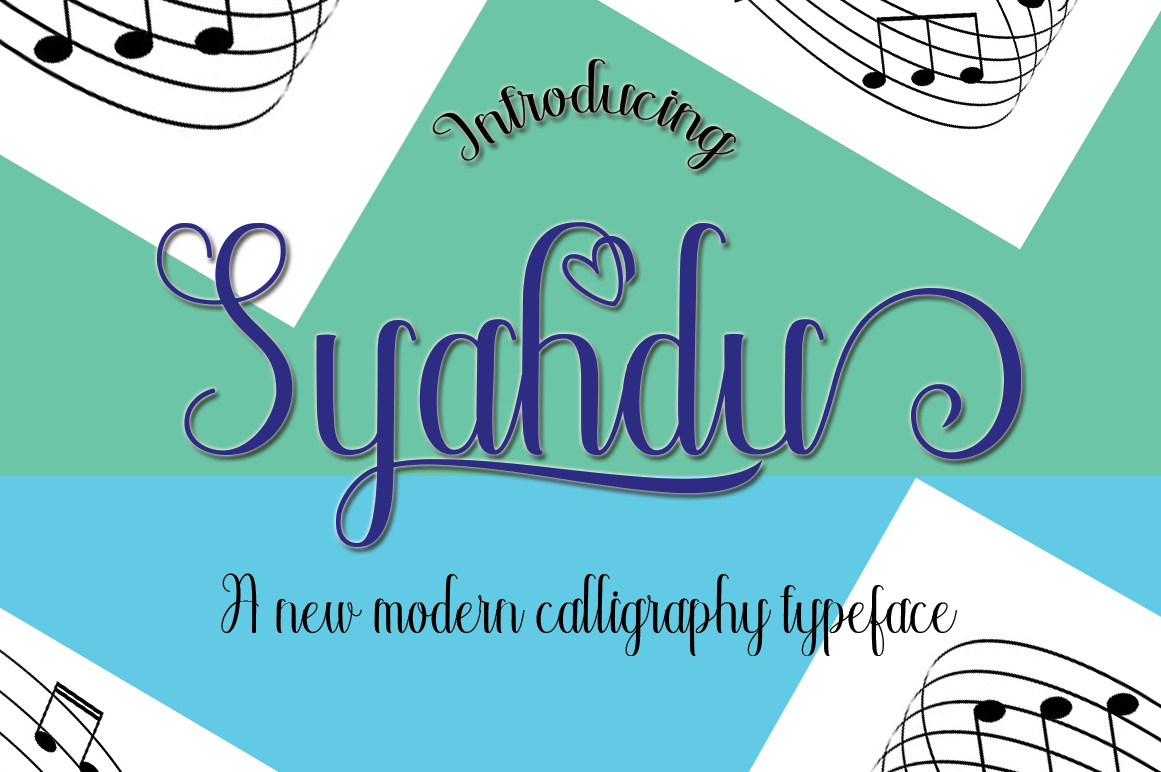 Free Syahdu Script Fonts