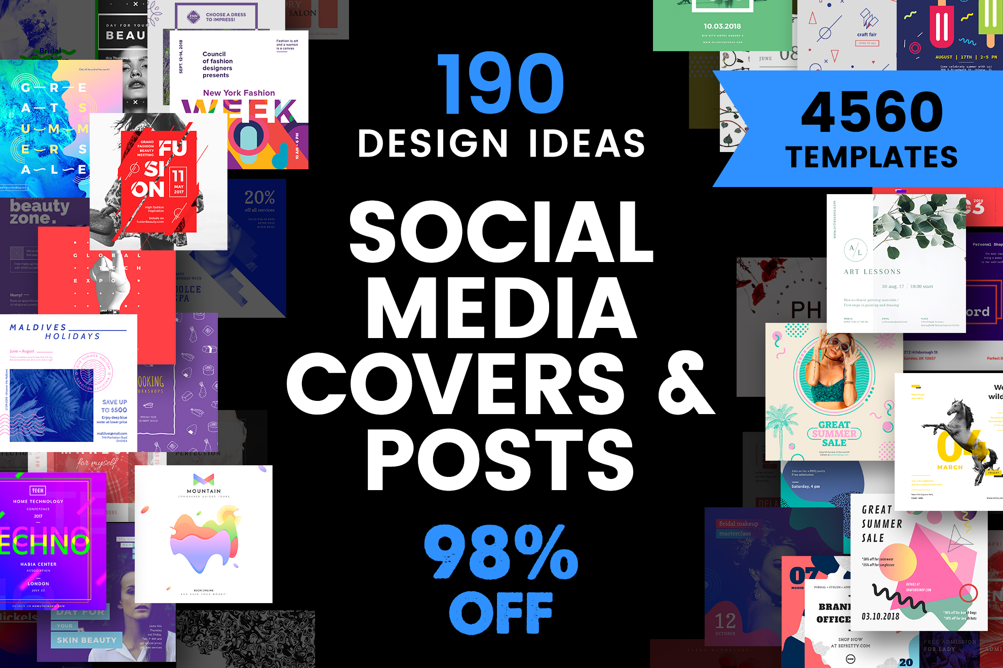 Download Social Media Cover & Post Design Templa | Design Bundles