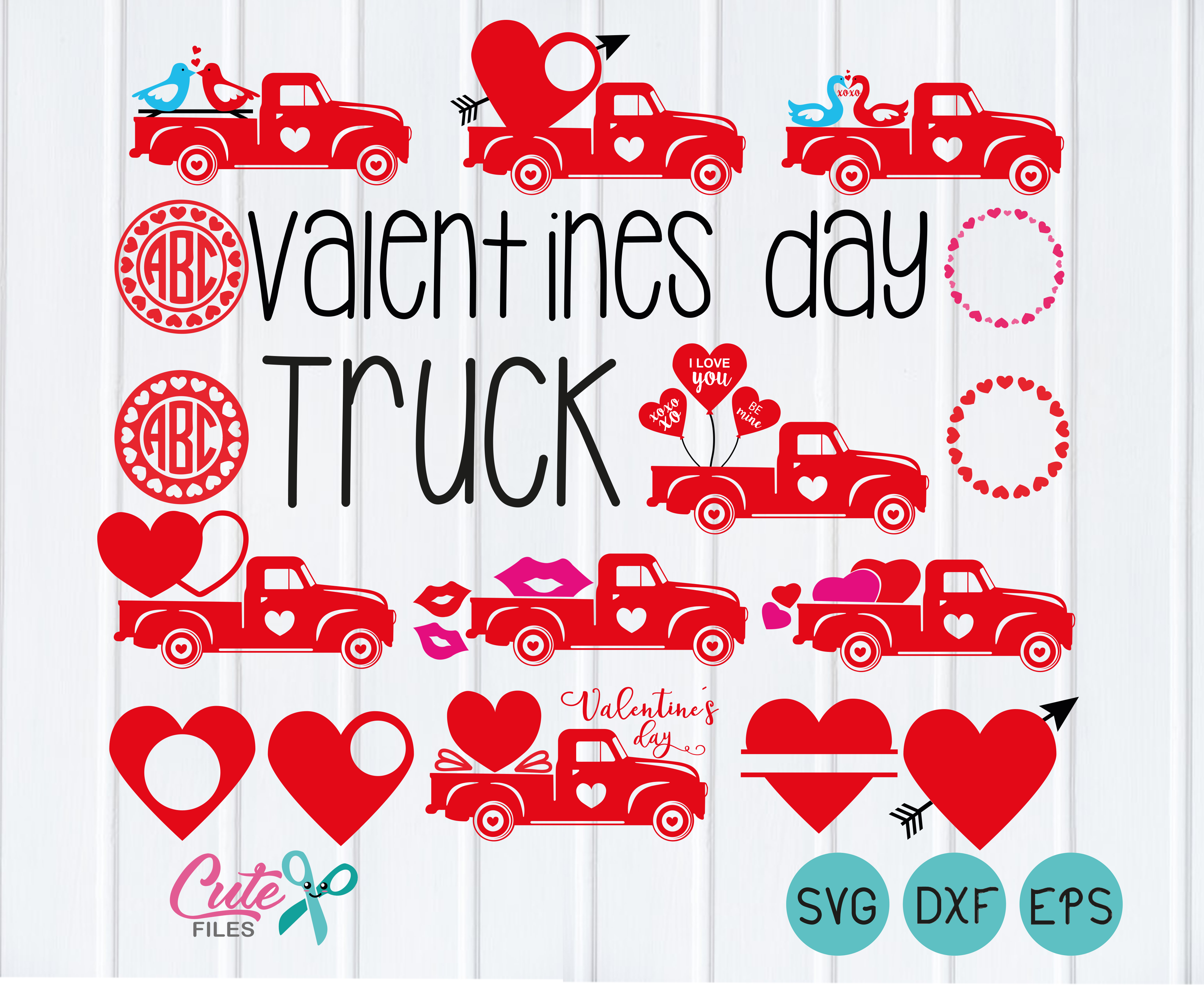 My first valentine's day, truck svg, Ci | Design Bundles