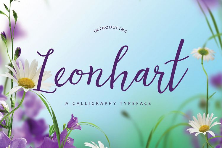 Free Leonhart Typeface Script Fonts