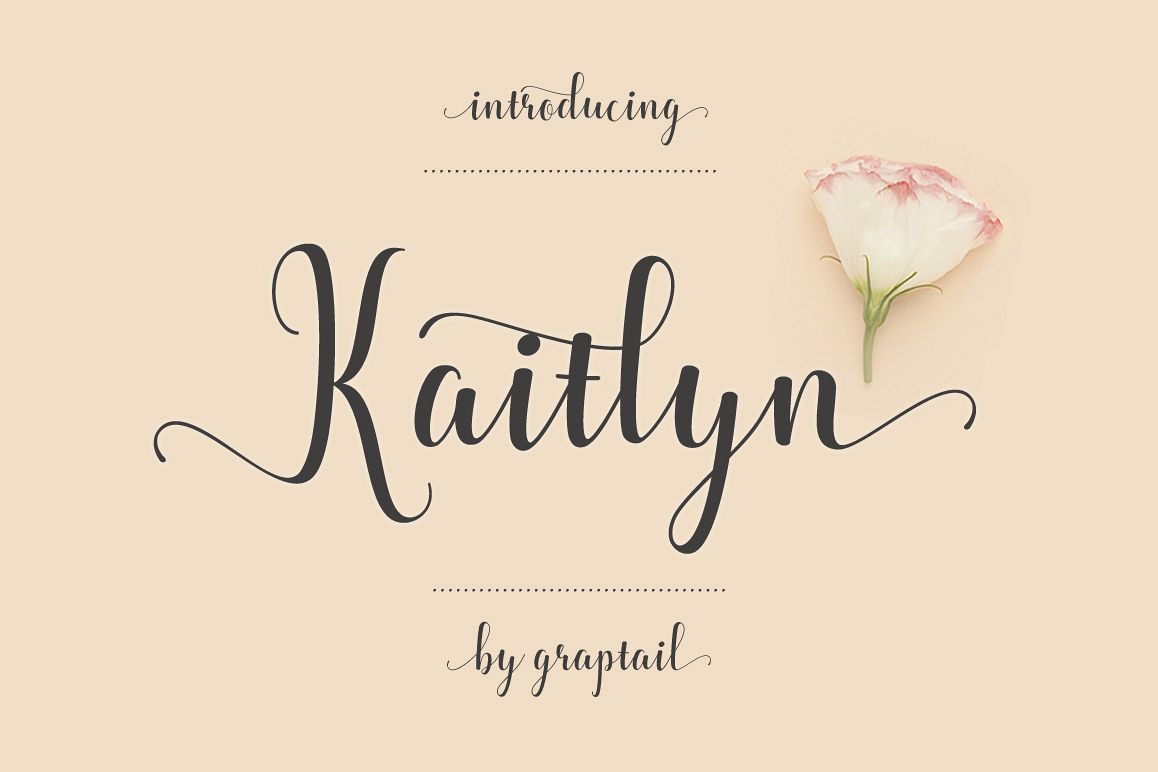 Kaitlyn Script example image