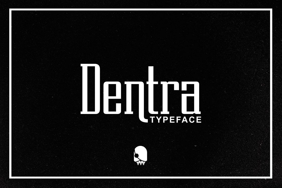 Dentra Typeface example image