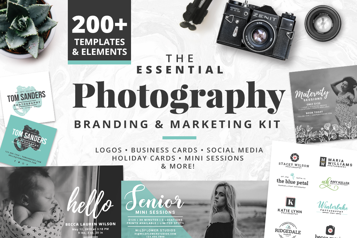 The Essential Photography Branding & Marketing Kit example image