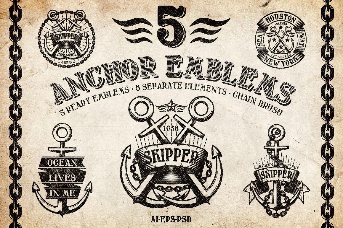 Marine Anchor Logos example image