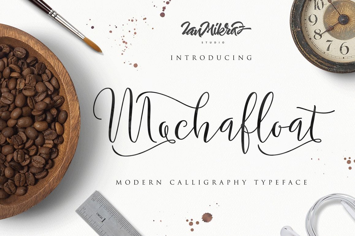 Modern Calligraphy Typeface Handmade Script
