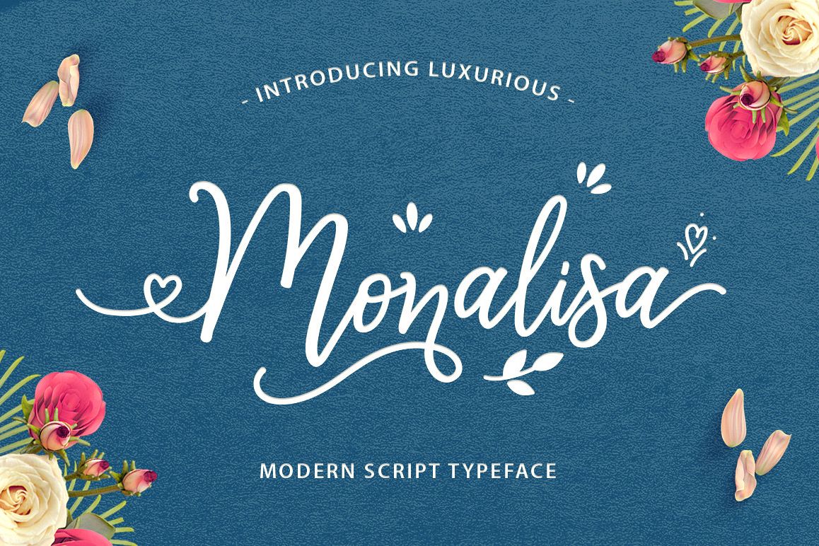 Monalisa Luxurious Font example image