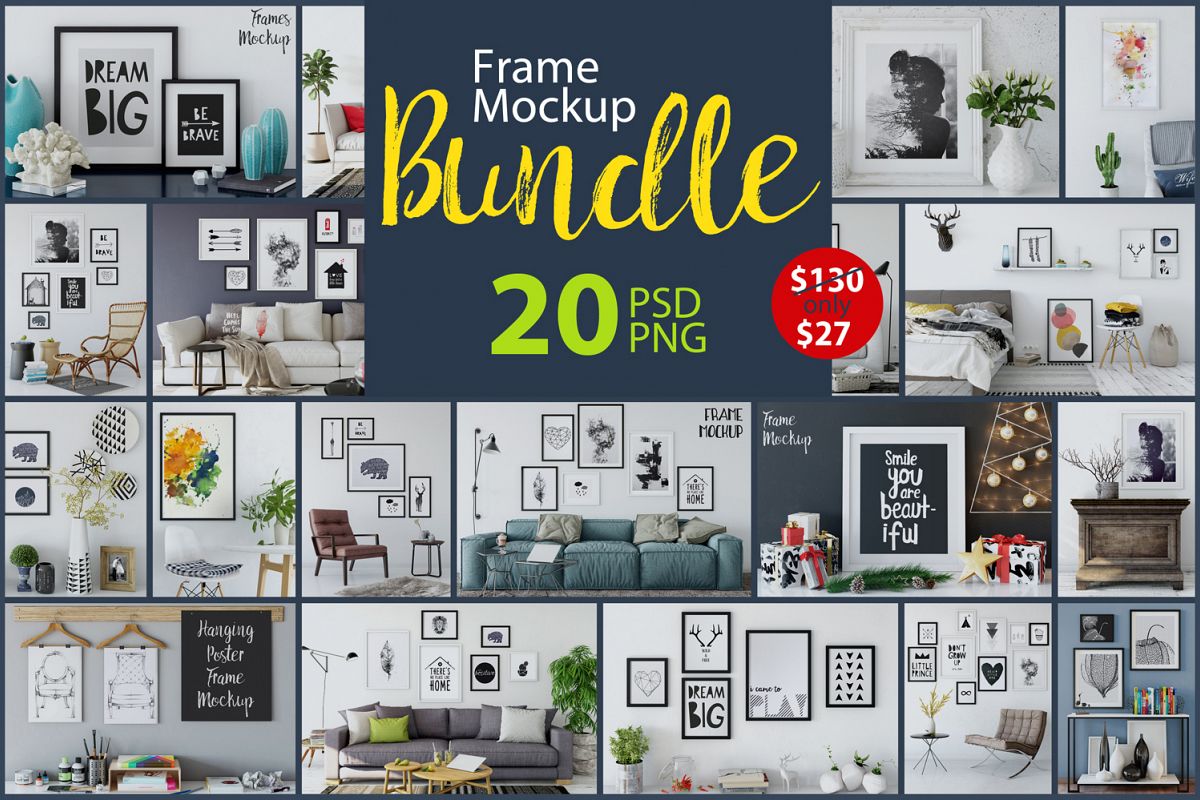Frame Mockup - Bundle Vol. 1 example image