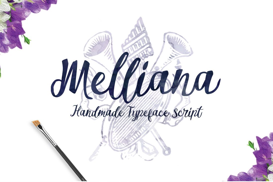 Melliana Script example image