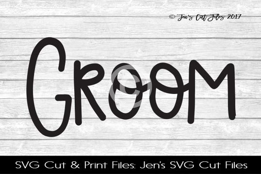 Groom SVG Cut File example image