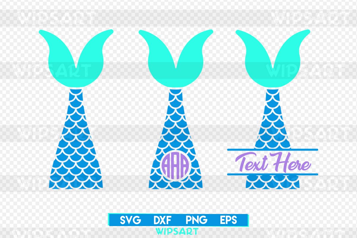 Free Free 84 Mermaid Tail Monogram Svg SVG PNG EPS DXF File