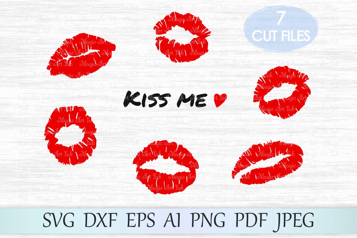 Kiss Svg, Kiss, kiss lips svg, Kiss Cli | Design Bundles