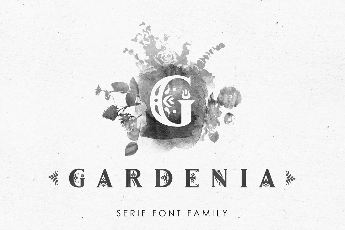 Gardenia - Serif Font Family example image